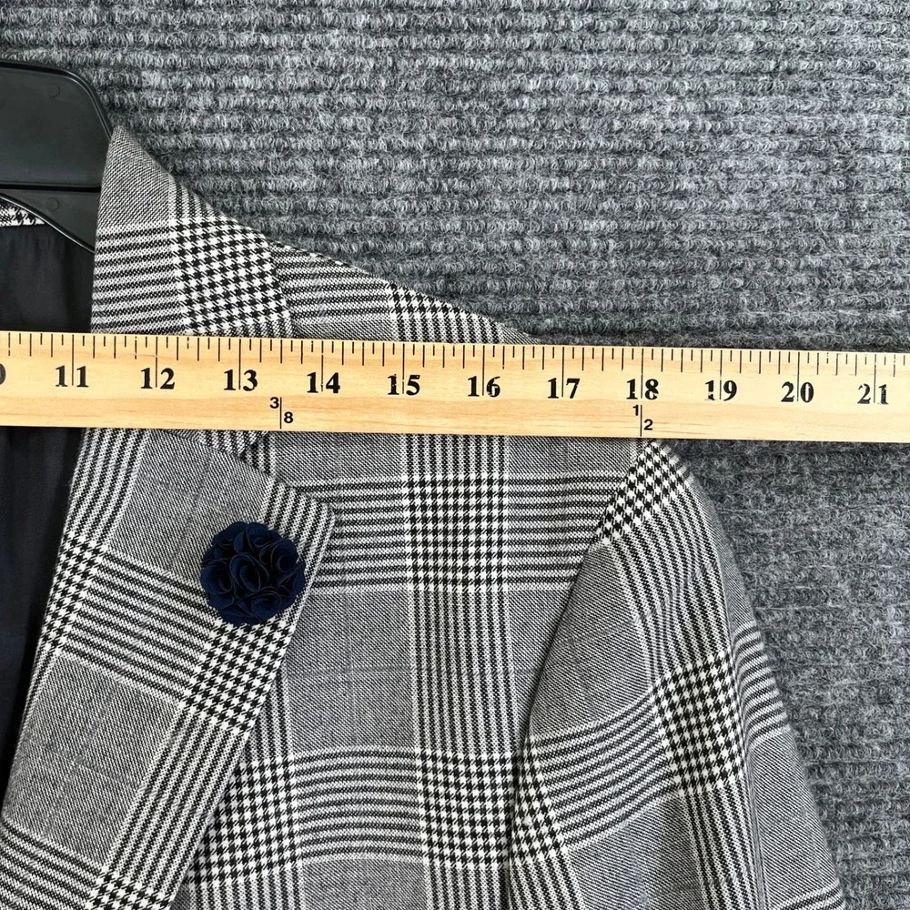 Hart Schaffner Marx Blazer 42 Glen Plaid Chicago Fit Soft Sport Coat Business